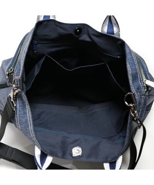 Regalo Felice 【A4サイズが入る / 色落ちしないデニム調生地】ヘルメットバッグ / REGALO DNV(ダークネイビー)