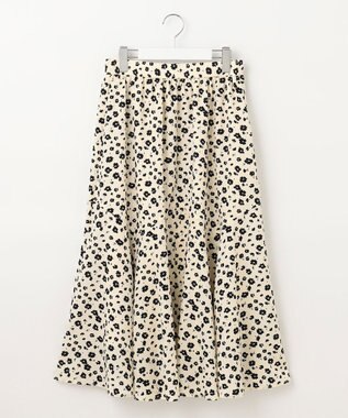 Feroux フラワープリント スカート アイボリー系9