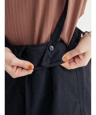 Green Parks サス付きパンツ Black