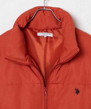 WEGO 【WEB限定/Sサイズ新登場/お気に入り登録者数5万人越えの大人気アイテム】U.S. POLO ASSN.別注パデッドジャケット ダークオレンジ