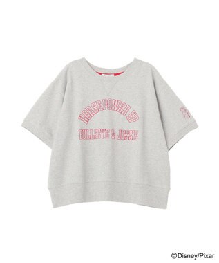 Green Parks トイストーリー／スウェット風ロゴＴシャツ Gray Mixture