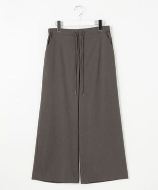 J.PRESS LADIES S 【洗える】セルロースリネンストレッチ イージー パンツ スレート系