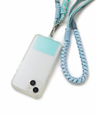 TOPKAPI 【TREASURE TOPKAPI】パラコード編み スマホ ショルダー ストラップ ブルー