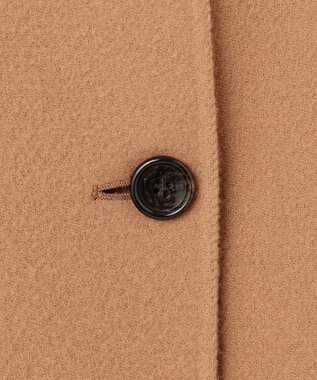 23区 S 【見上愛さん着用/Oggi12月号掲載】ウールライトリバー ポンチョシルエット コート キャメル系