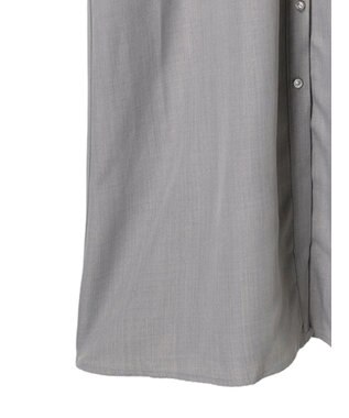 Green Parks ・ＥＬＥＮＣＡＲＥ　ＤＵＥリネンライクドロストワンピース Gray