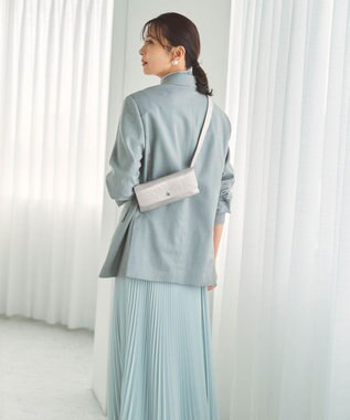 TOPKAPI 【Breath TOPKAPI】ELAN エラン シュリンクレザー 3way ミニ ボディバッグ シルバー