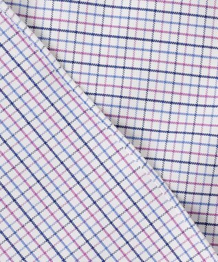 J.PRESS MEN 【WEB・一部店舗限定】オックスフォードトリプルカラーチェック 半袖シャツ/B.D ピンク系3