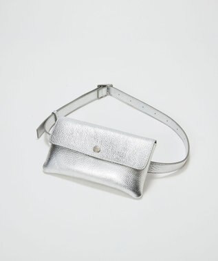 TOPKAPI 【Breath TOPKAPI】ELAN エラン シュリンクレザー 3way ミニ ボディバッグ シルバー