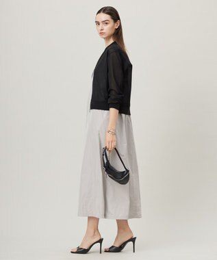 ICB 【洗える】ドライシアージップアップブルゾン ブラック系