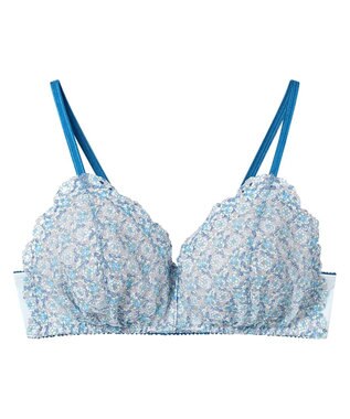 une nana cool MADE WITH LIBERTY FABRIC 【綿混】三角レース BU