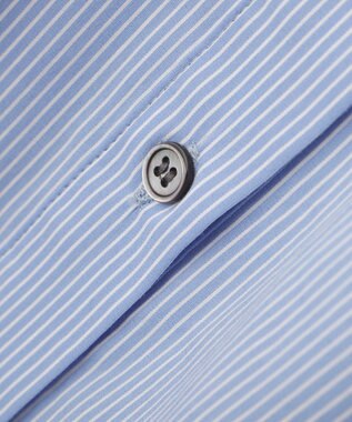 YECCA VECCA リブMIXストライプオーバーシャツ Stripe