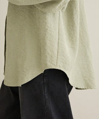 CRAFT STANDARD BOUTIQUE とろみワークシャツ Light Green