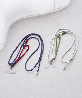 Green Parks ｅｖｅｒｙｗａｌｋ．２ＷＡＹカラーコードスマホショルダー White