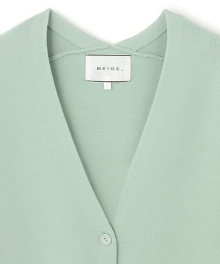 BEIGE， HOLLY / Vネックカーディガン Sage