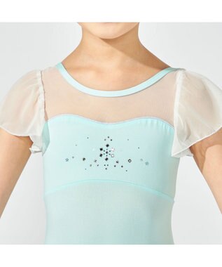 Chacott スカート付レオタード アイスグリーン