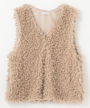 ANY 【手洗い可】カールボアジレ ベージュ