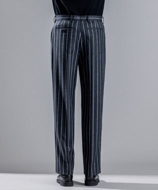 JOSEPH HOMME ブークレストライプ　フランネル / BAGS グレー系1