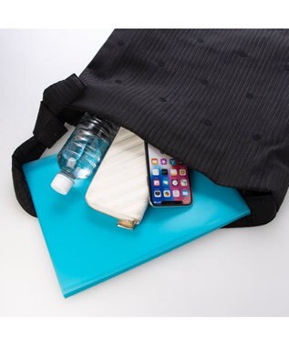 UNBILLION カシュカシュ cachecache / ラインドットワンショルダートート ブラック