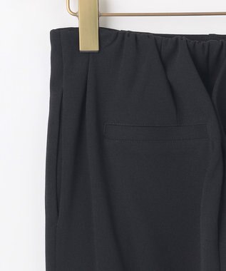 組曲 S 【ご好評につき追加生産！】ジョーゼットジャージースタイルアップ パンツ ブラック系