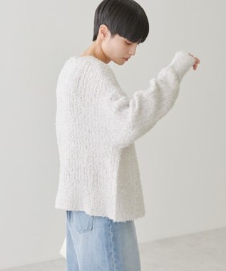 AMERICAN HOLIC テープヤーンカーディガン Light Gray