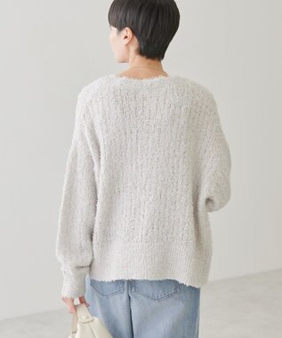 AMERICAN HOLIC テープヤーンカーディガン Light Gray