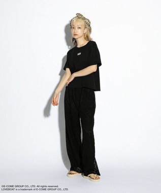 Green Parks ■ＬＯＶＥＢＯＡＴ　ロゴ刺繍ＴＥＥ Black