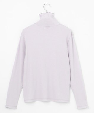 J.PRESS LADIES S カシミヤシルクリブタートル カットソー ライラック系