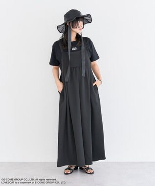 Green Parks ■ＬＯＶＥＢＯＡＴ　ロゴ刺繍ＴＥＥ Black