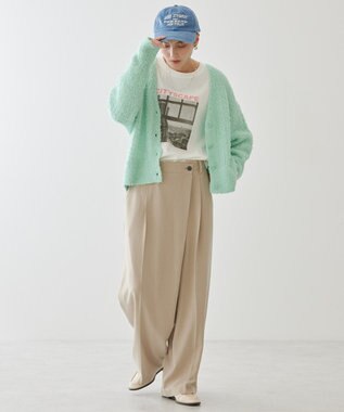 AMERICAN HOLIC テープヤーンカーディガン Mint