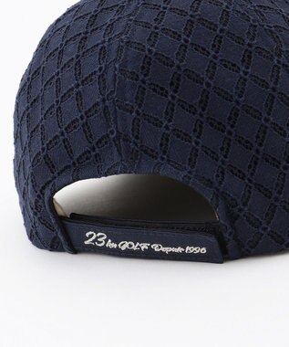23区GOLF 【WOMEN】レース キャップ ネイビー系