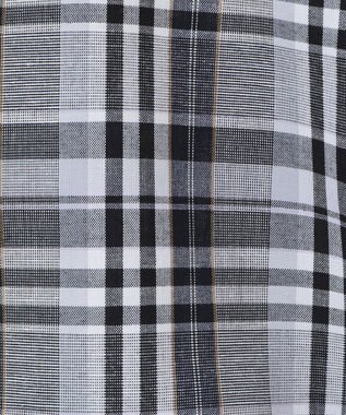 Green Parks 綿麻混裾ドロスト開襟シャツジャケット Check