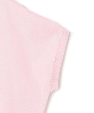 UNFILO L スゴ機能美 Vネック ニット ピンク