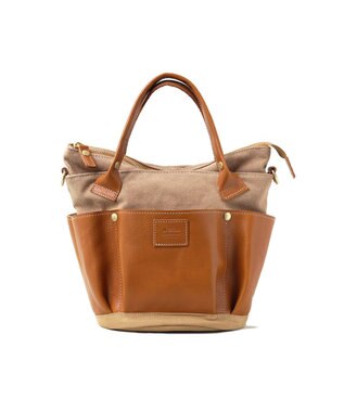 FOLNA RD レザー2WAYガーデンバッグ キャメル