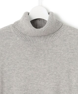 23区 L 【SLOW/一部店舗限定】ウールナイロンニット ワンピース ライトグレー系