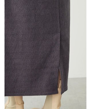 Green Parks カットコールタイトスカート Charcoal Gray