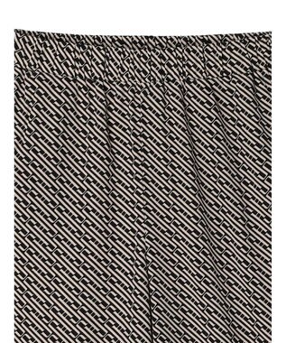 Green Parks ・ｆｕｒｒｙ　ｒａｔｅ　キカガクガラギャザーパンツ Ivory