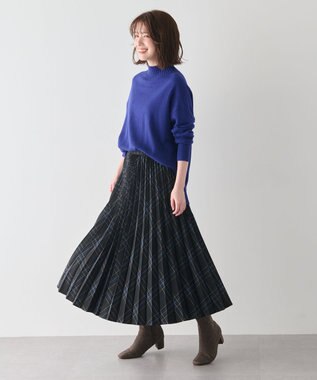 ANY L 【手洗い可】イタリーヤーンウールカシミヤミックスプルオーバー ロイヤルブルー