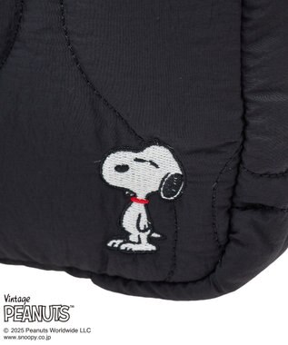 Green Parks ■PEANUTS キルティングショルダー Black