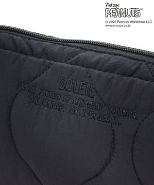 Green Parks ■PEANUTS キルティングショルダー Black