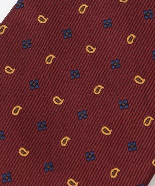 J.PRESS MEN 【VINTAGE JACQUARD COLLECTION】小紋柄ネクタイ ワイン系7