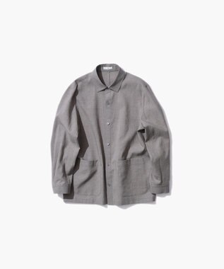 ATON KYOTO TSURIZOME LINEN | シャツジャケット - UNISEX GRAY