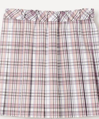 ANY KIDS チェック ガーリー スカパン ローズピンク系