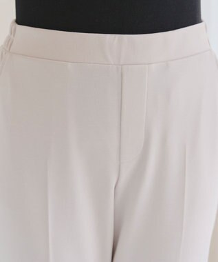 Tiaclasse L 【UVカット・吸水速乾】 “きれい見え” カットソーテーパードパンツ グレージュ