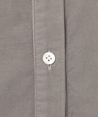 23区 S 【洗える】コットン コーデュロイ ブラウス ライトグレー系