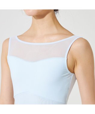 Chacott ノースリーブレオタード ベビーブルー