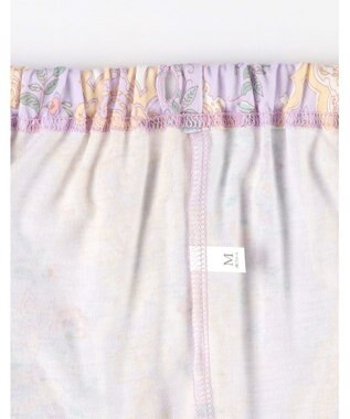 WACOAL ワコール_リラックス＆スリープ パジャマ 長袖 長ズボン 綿100％(本体) スムース素材 ハドンホール 上下セット 前開き ミントン NDV140 /ワコール パープル