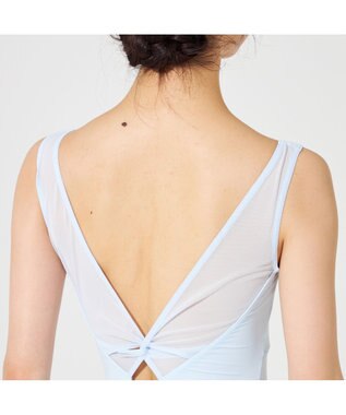 Chacott ノースリーブレオタード ベビーブルー