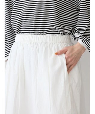 AMERICAN HOLIC インドＣｏｔｔｏｎスカラップ刺繍スカート Off White