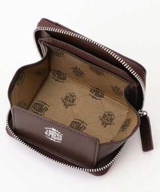 J.PRESS MEN 【MORPHO×J.PRESS】シープゴート 小銭入れ(BOX型) ダークブラウン系