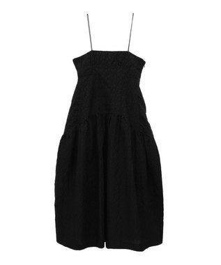 Green Parks ジャガードキャミワンピース Black